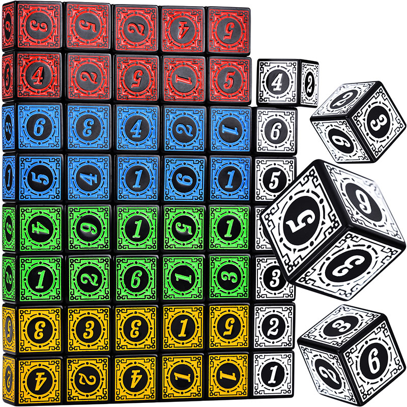 Board Game Pandemic - 10PCS/Set Acrylic Dice Set D6 Carved