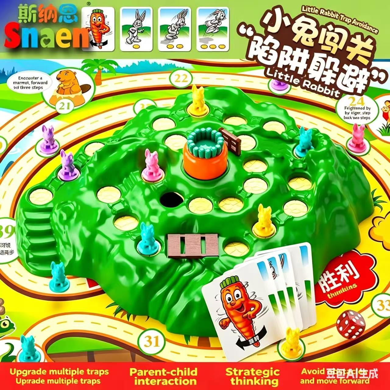 Board Game Land - Hot Sale Fun Toy Rabbit Trap