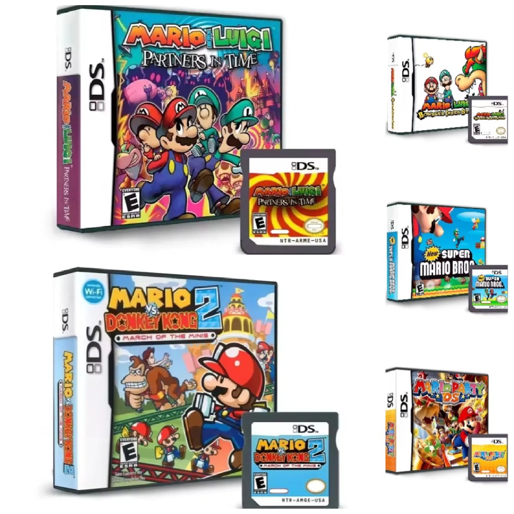 Board Game Simple - Popular Fun DS Game Cartridge -Mario