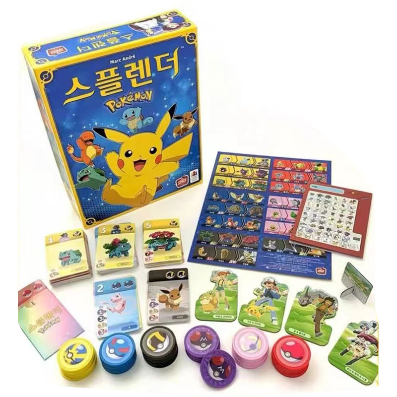 Board Game Strategi - Pokémon Board Games Dobble Splendor Strategy