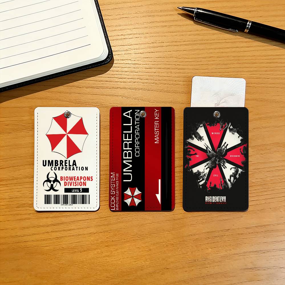 Board Game Resident Evil - Game R-Resident Evil Umbrella PU Card