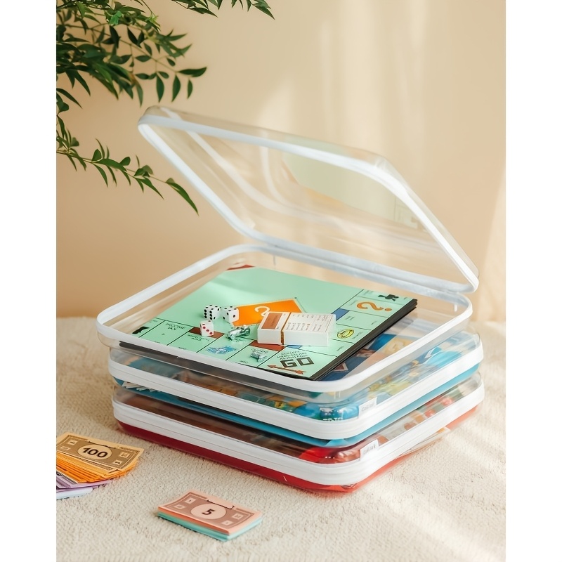Board Game Organization - 1pc Large Clear Hard Shell Storage