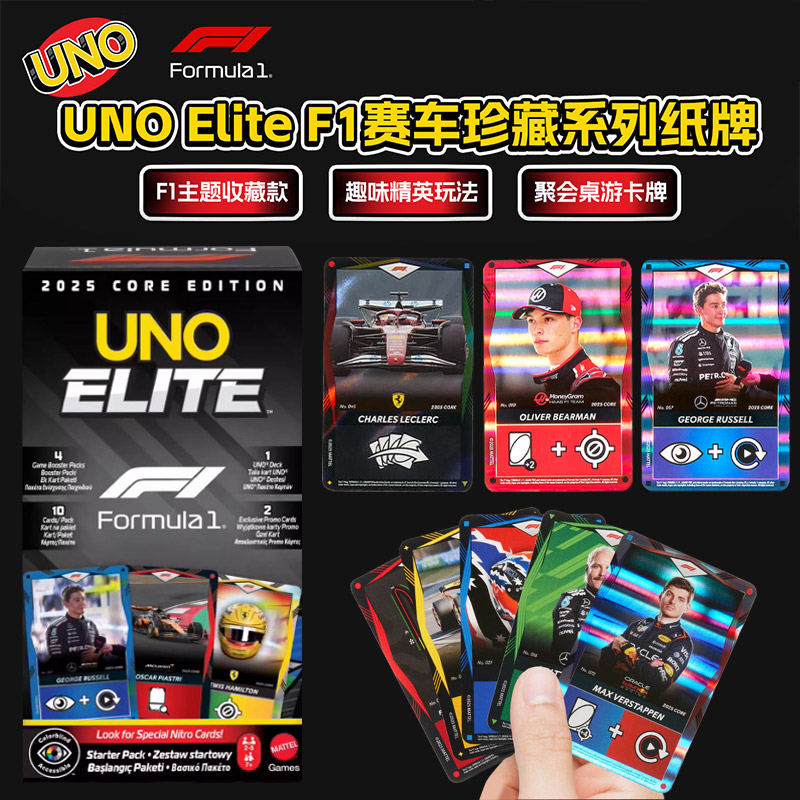 Board Game Design - UNO Elite HotWheels F1 Racing Collector's