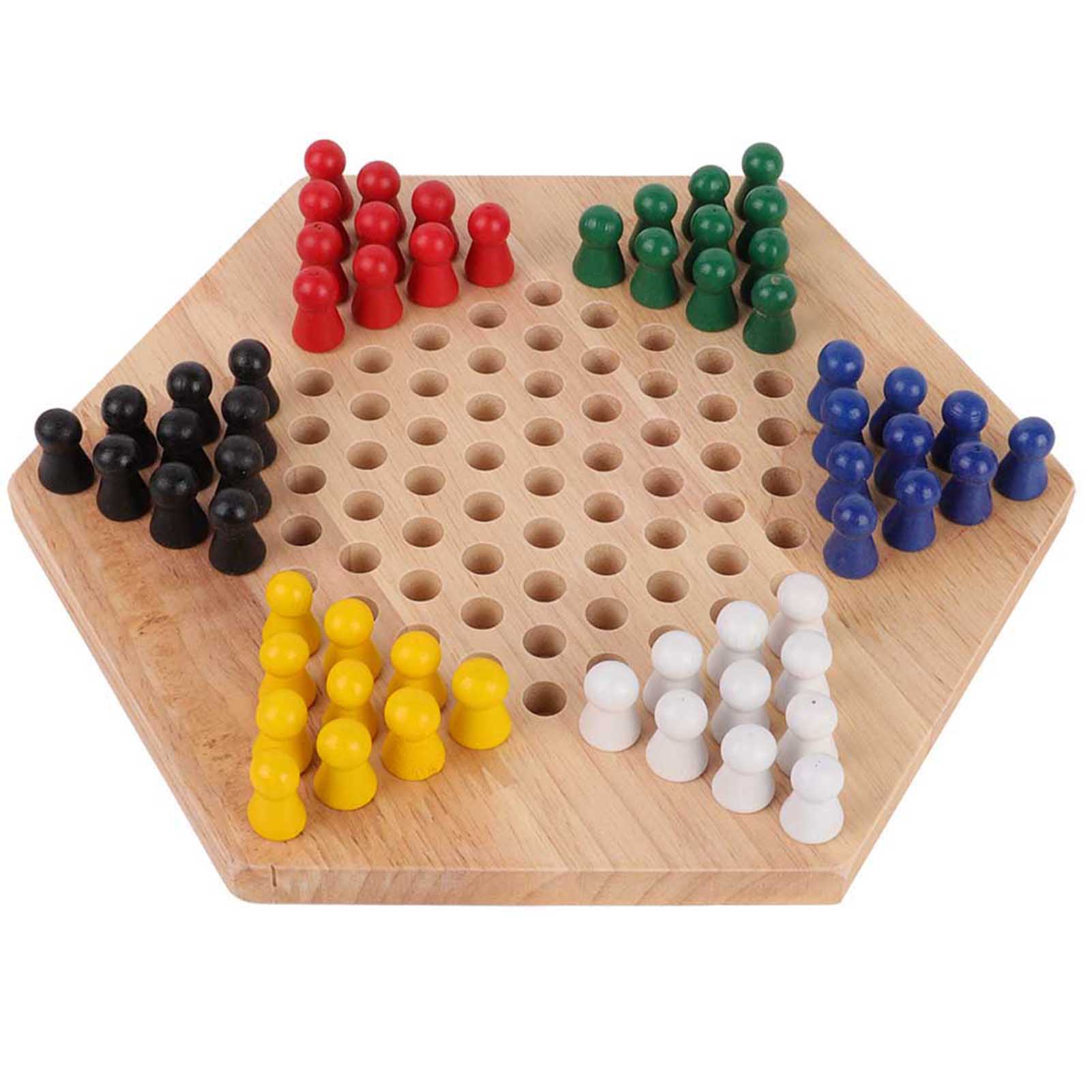 Board Game Halma - Wooden Educational Chinese Checkers Halma Game
