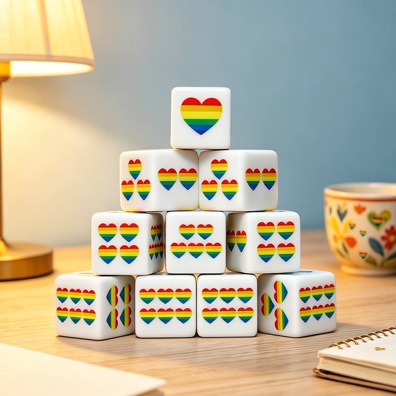 CANDYPIXEL 12Pcs Rainbow Heart - đánh giá và giá Board Game Live