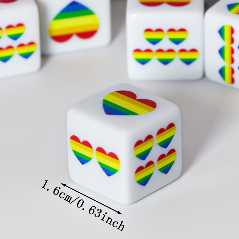 CANDYPIXEL 12Pcs Rainbow Heart - đánh giá và giá Board Game Live