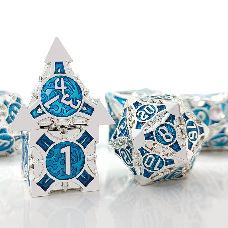 7 Pcs Cosplay D4-D20 DND Brass - đánh giá và giá Board Game Land