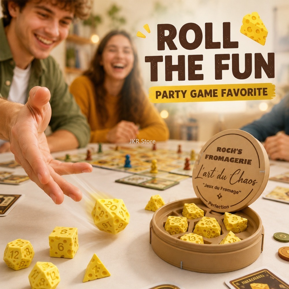Irregular Cheese Dice Box Orna - đánh giá và giá Board Game Organization