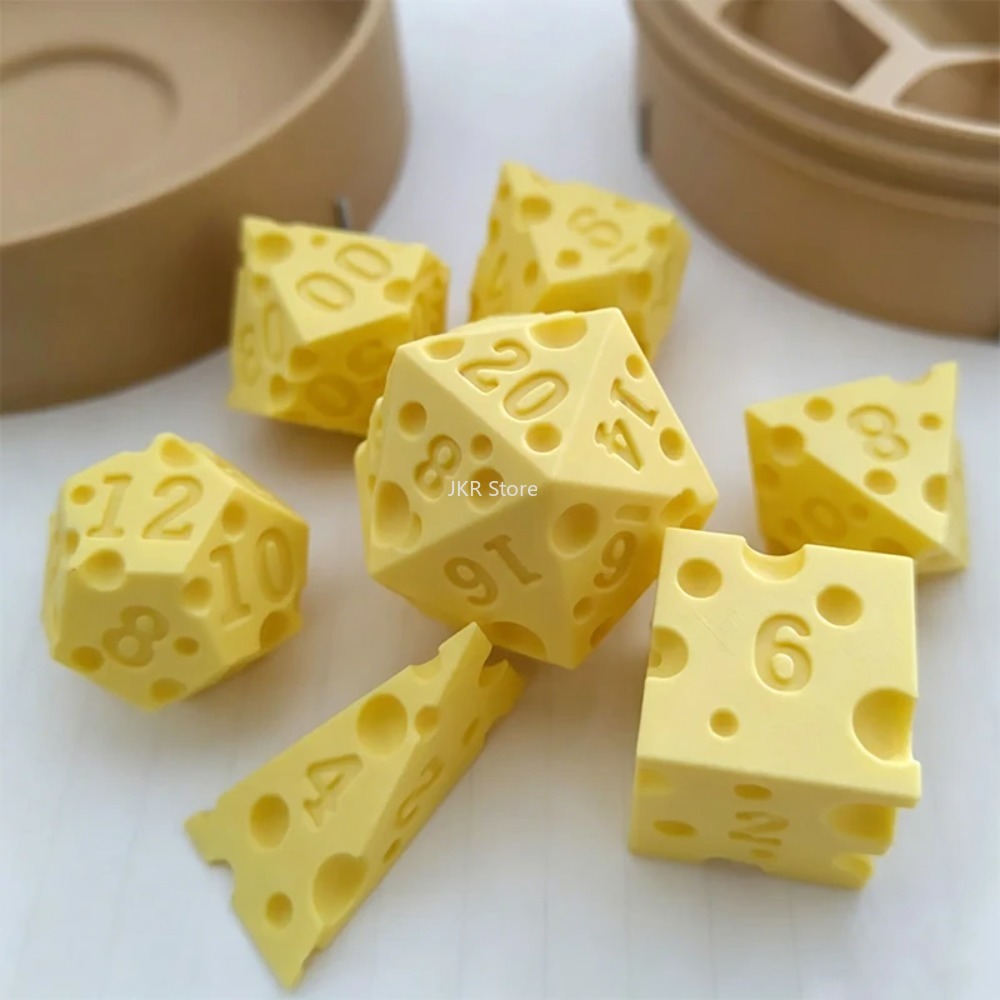 Irregular Cheese Dice Box Orna - đánh giá và giá Board Game Organization