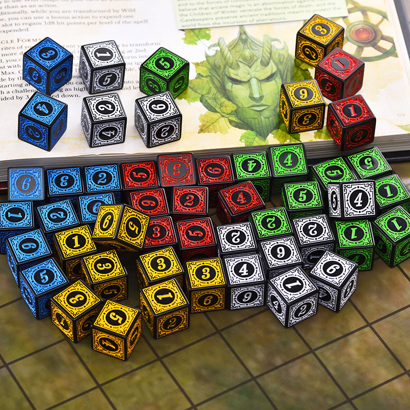 10PCS/Set Acrylic Dice Set D6  - đánh giá và giá Board Game Pandemic