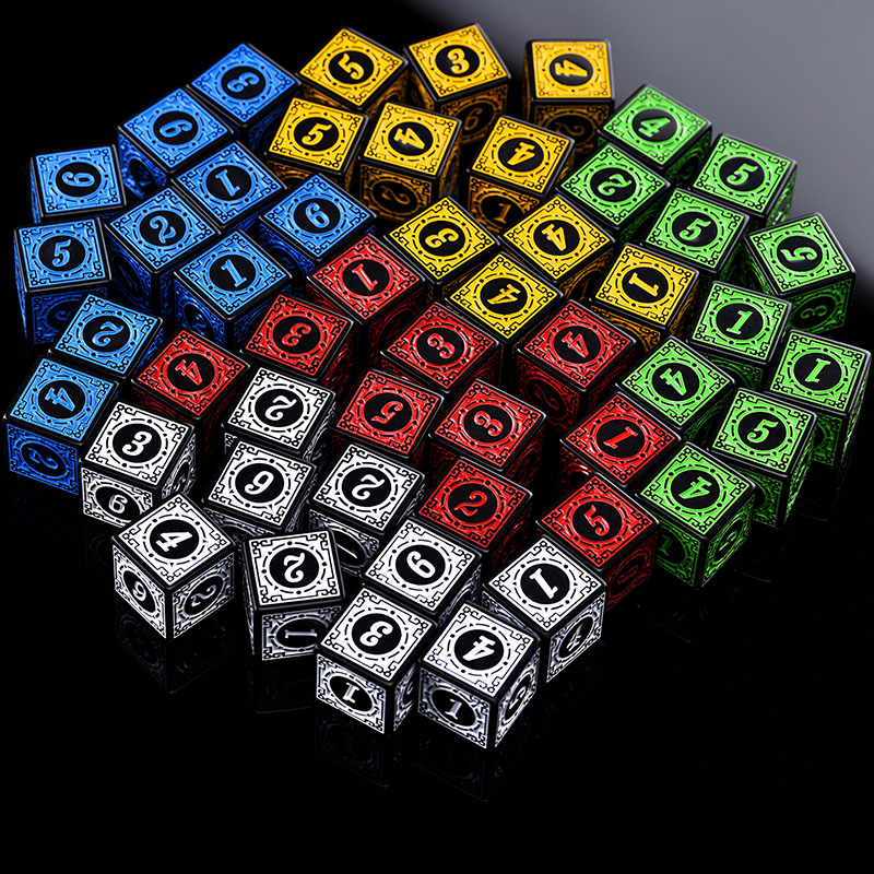 10PCS/Set Acrylic Dice Set D6  - đánh giá và giá Board Game Pandemic