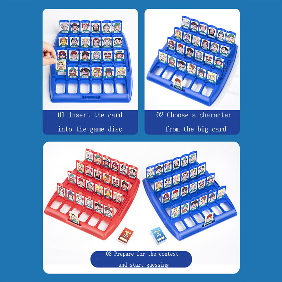 Guess who I am Board Game Pare - đánh giá và giá Board Game Who Is It
