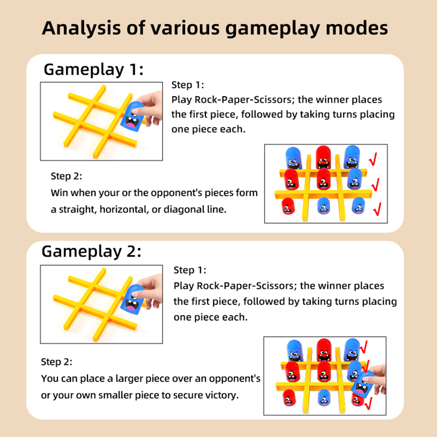 KNYYSECQ Tic Tac Toe Game Crea - đánh giá và giá Board Game Strategi