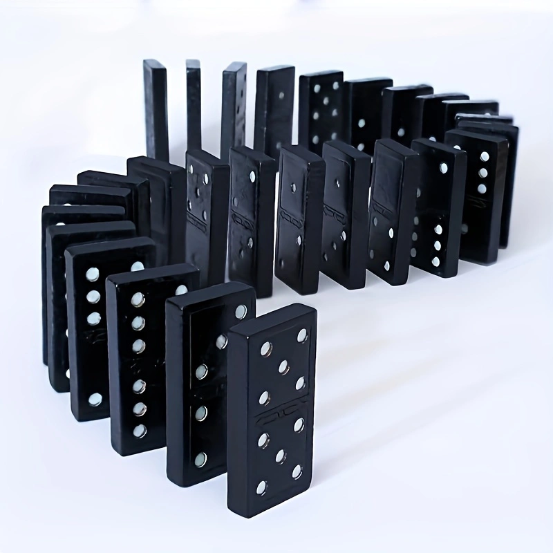 28pcs/box Mini Wooden Dominoes - đánh giá và giá Board Game Organization