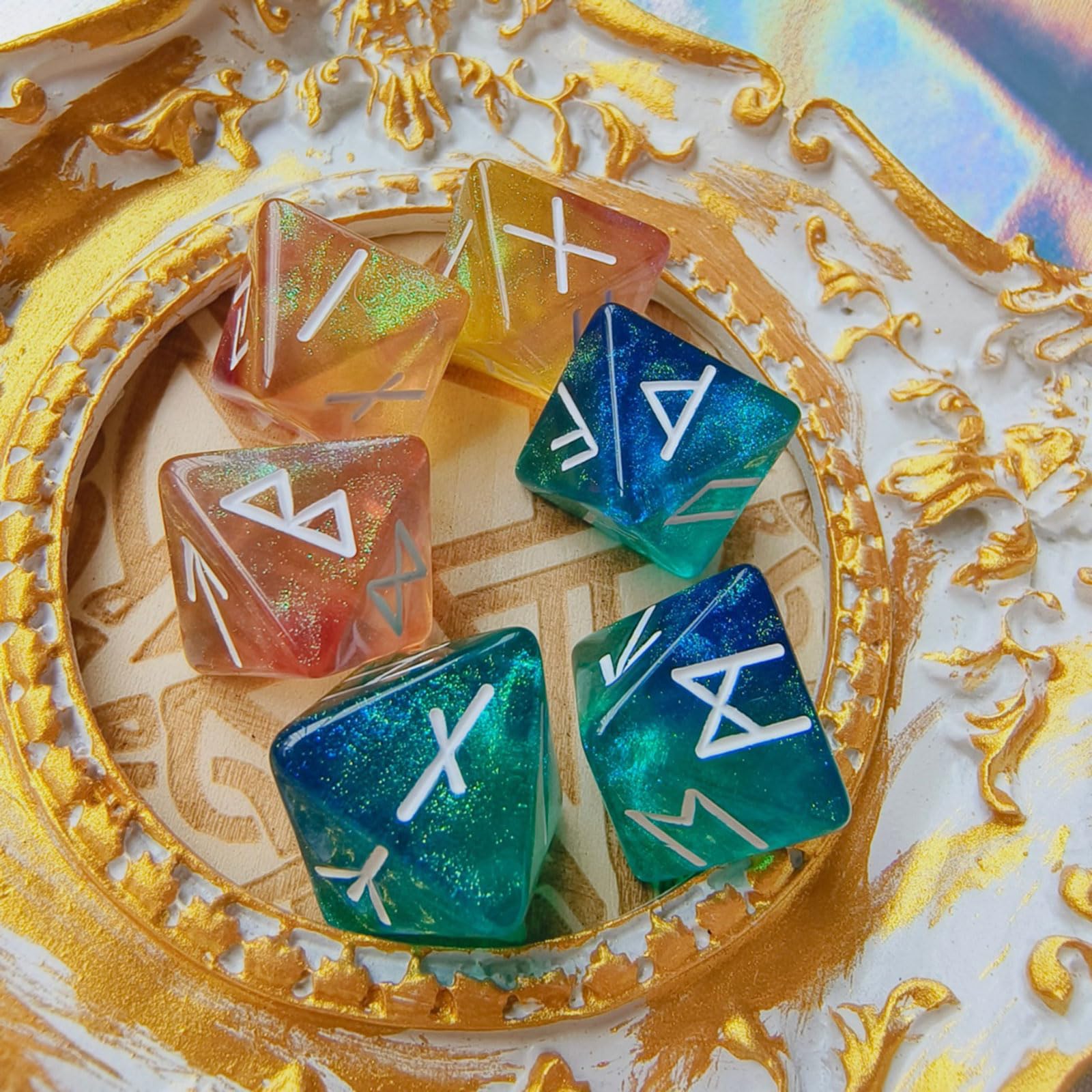 3pcs Starry Sky Rune Polyhedra - đánh giá và giá Board Game Pandemic