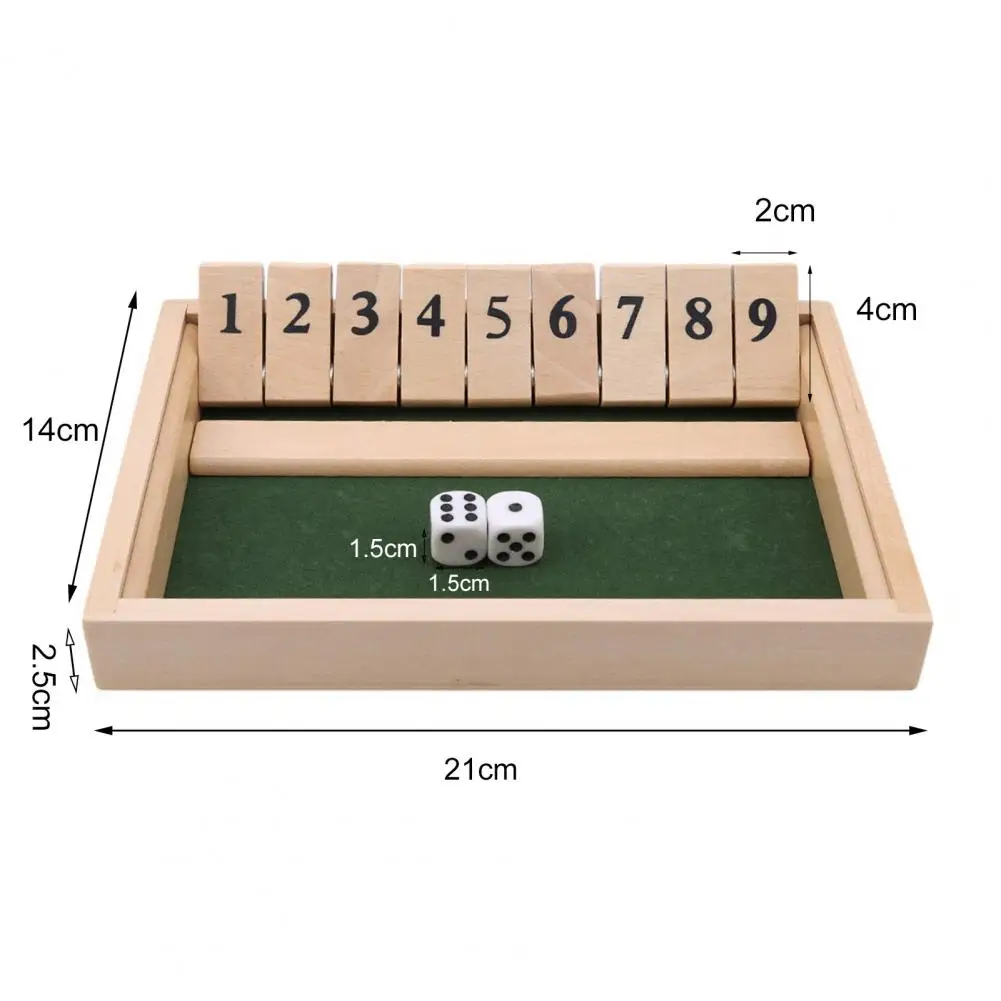 2-4 Player Wooden Math Flaps & - đánh giá và giá Board Game Organization