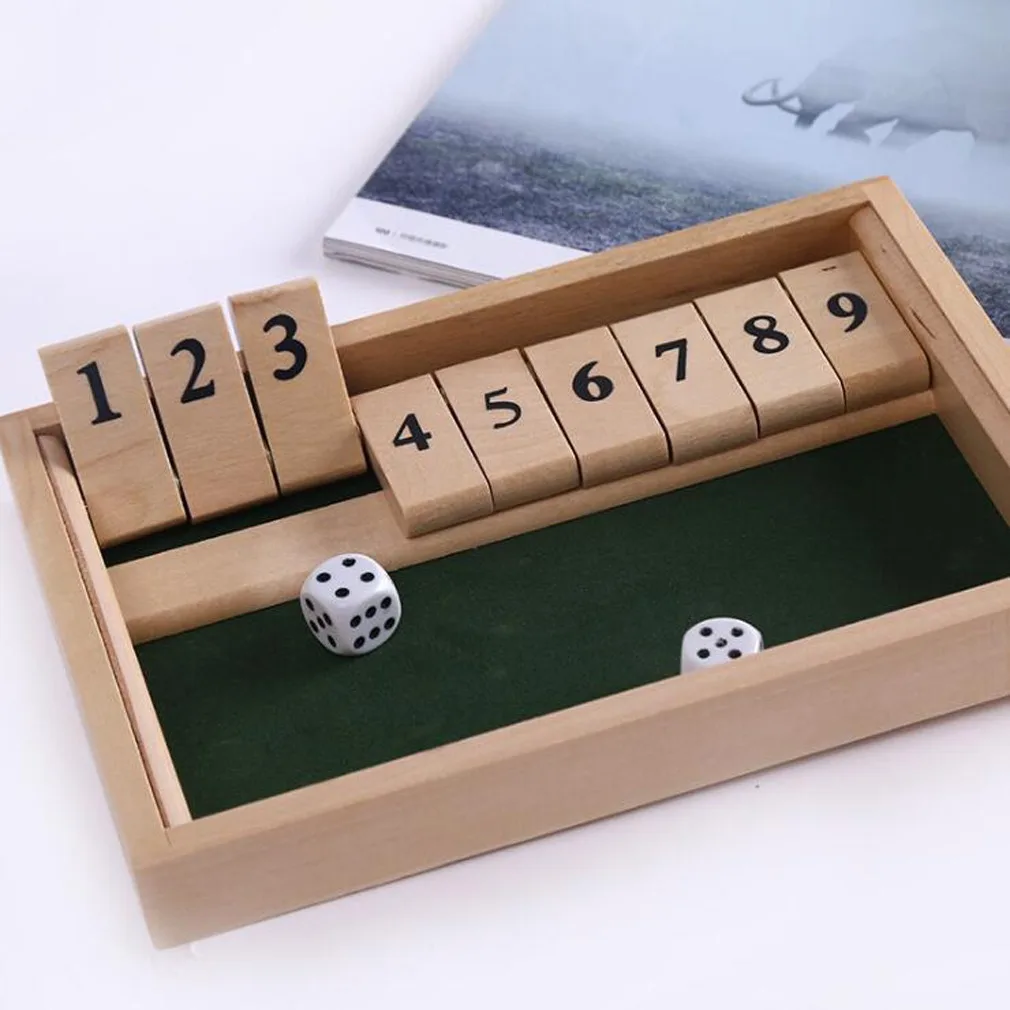 2-4 Player Wooden Math Flaps & - đánh giá và giá Board Game Organization