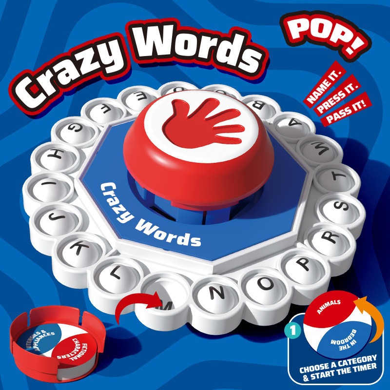 Crazy Words English Board Game - đánh giá và giá Board Game Quick