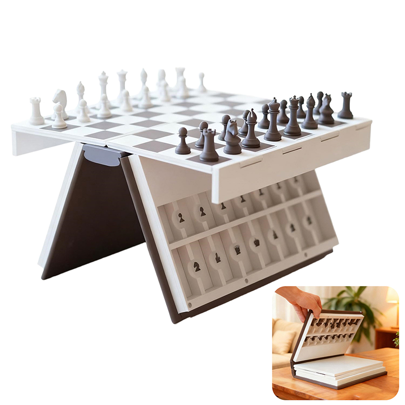 Chess Set 3D Printed Book Fold - đánh giá và giá Board Game Design