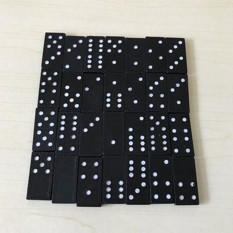 28pcs/Set Wooden Domino Board  - đánh giá và giá Board Game Land