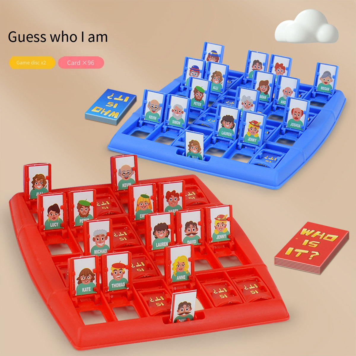 1set Guess Who I Am Party Game - đánh giá và giá Board Game Who Is It