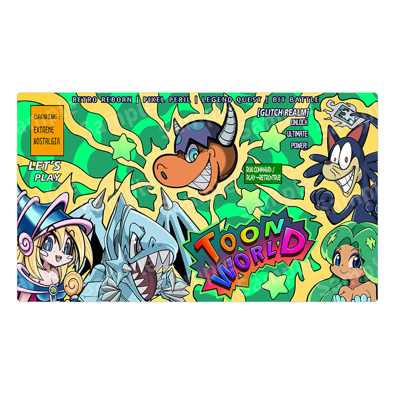 Yu-Gi-Oh! 600x350mm Toon Dark  - đánh giá và giá Board Game Yugioh
