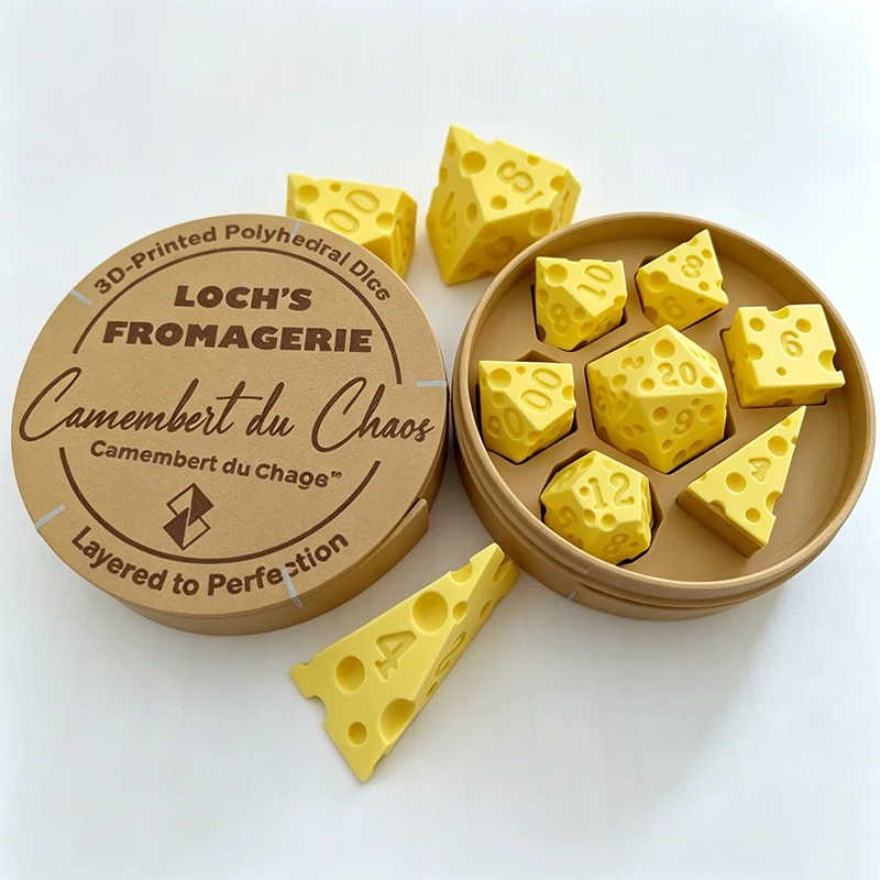 Creative Irregular Cheese Dice - đánh giá và giá Board Game Organization