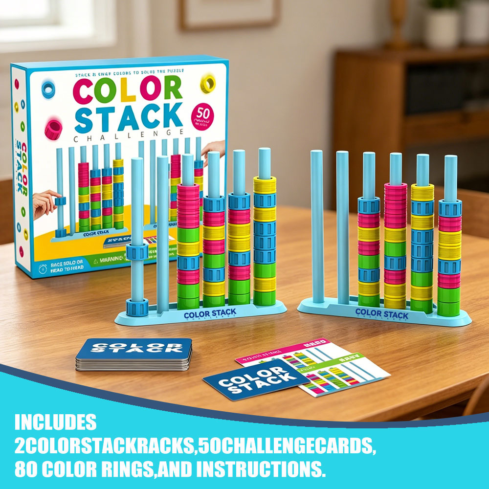 Color Stack Challenge A Fast-P - đánh giá và giá Board Game Quick