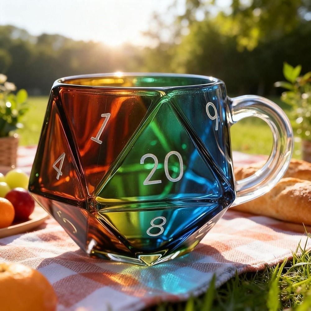 Transparent Glass Rainbow D20  - đánh giá và giá Board Game Pandemic