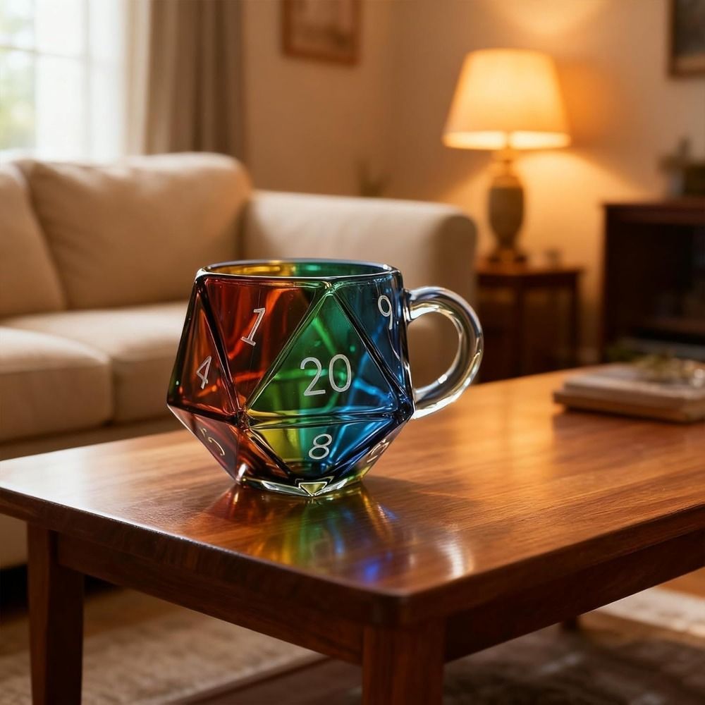 Transparent Glass Rainbow D20  - đánh giá và giá Board Game Pandemic