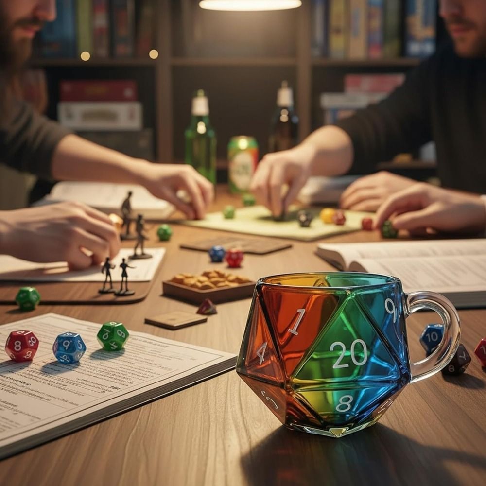 Transparent Glass Rainbow D20  - đánh giá và giá Board Game Pandemic