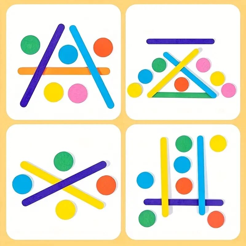 Kids Rainbow Stick Thinking Pu - đánh giá và giá Board Game Simple