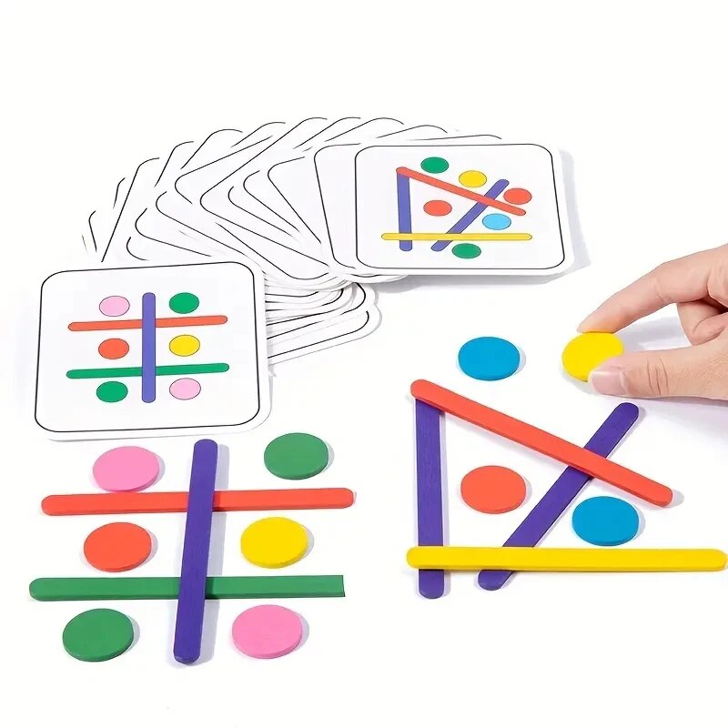 Kids Rainbow Stick Thinking Pu - đánh giá và giá Board Game Simple