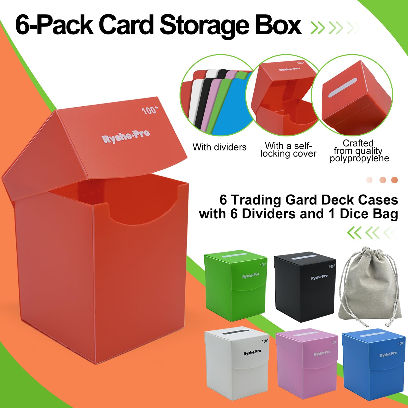 TCG Deck Box for 100+ Cards Co - đánh giá và giá Board Game Yugioh
