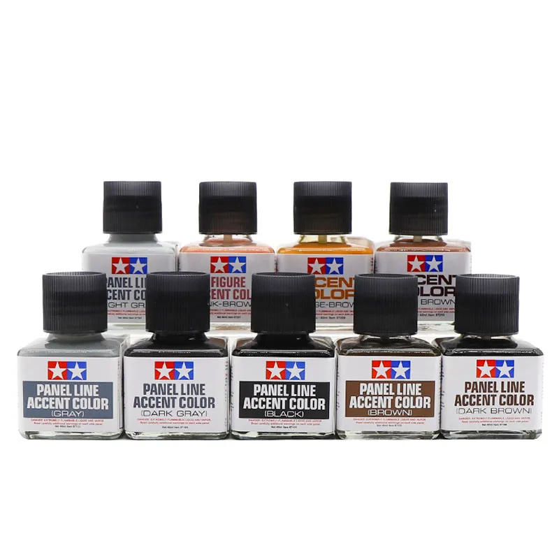 TAMIYA 87131-87210 Panel Line  - đánh giá và giá Tamiya Model Paint Set
