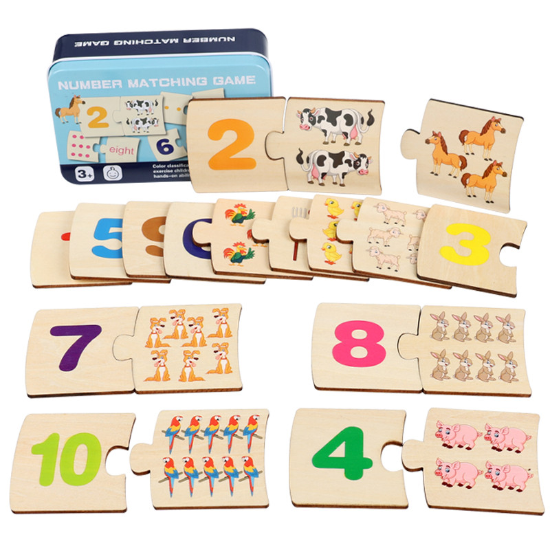 Children Iron Box Number Enlig - đánh giá và giá Board Game Organization