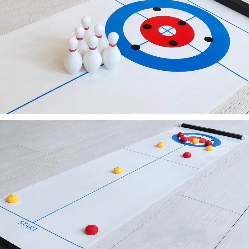 New Mini Curling&Bowling Table - đánh giá và giá Board Game Live