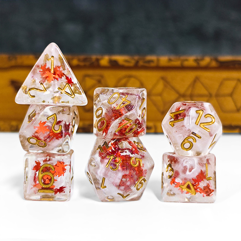 7PCS DND Dices Transparent Res - đánh giá và giá Board Game Land