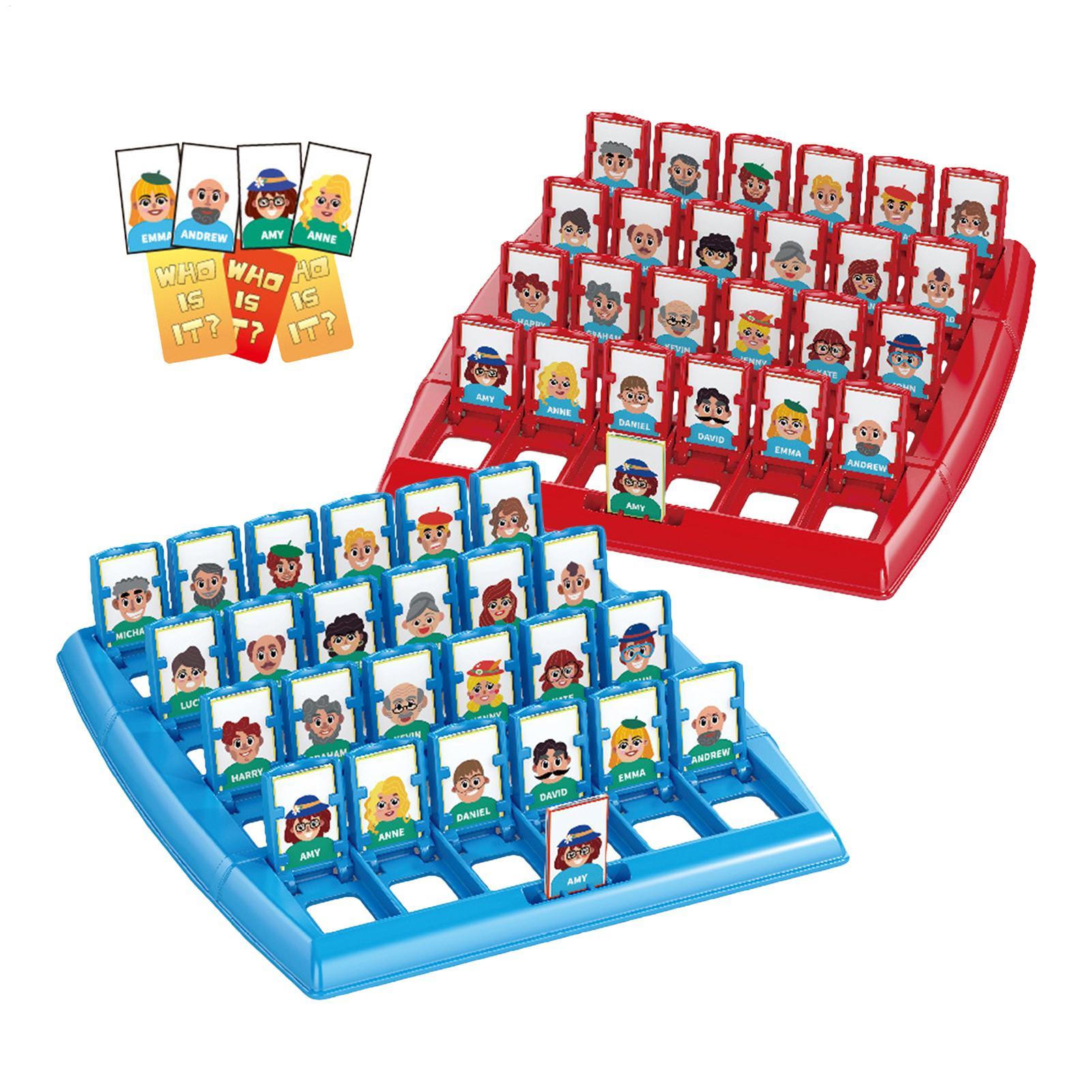 min size Guess who I am board  - đánh giá và giá Board Game Who Is It