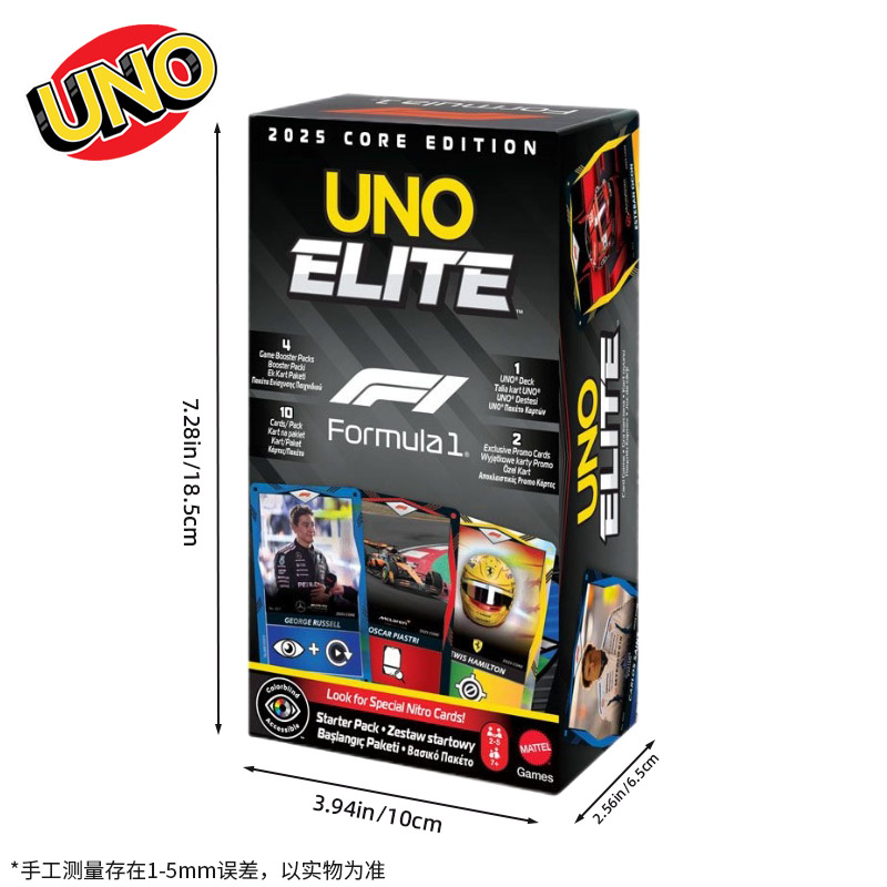 UNO Elite HotWheels F1 Racing  - đánh giá và giá Board Game Design