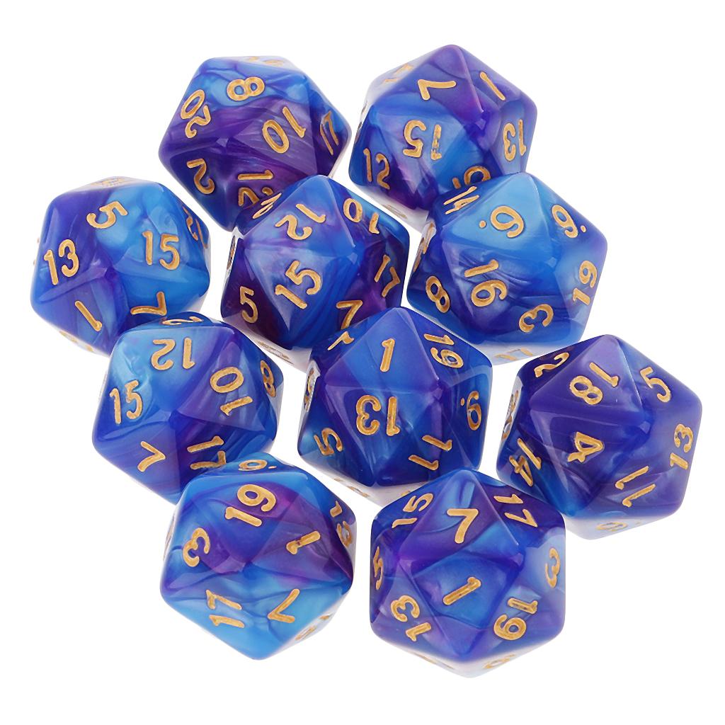 10 Chiếc Đa Diện 20 Mặt Xúc Xắ - đánh giá và giá Board Game Live