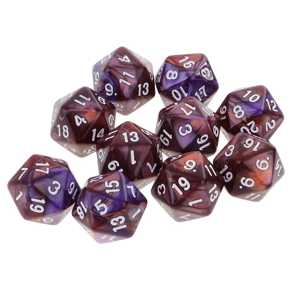 10 Chiếc Đa Diện 20 Mặt Xúc Xắ - đánh giá và giá Board Game Live