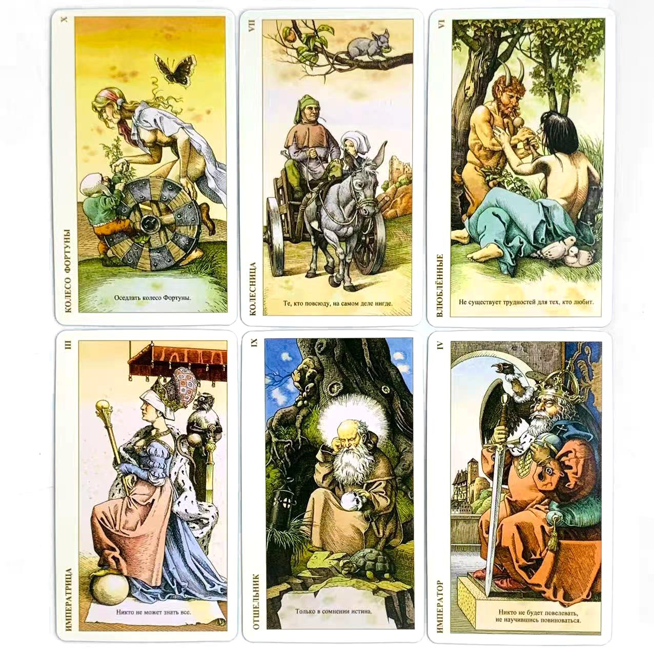 Russian Tarot Cards Family Par - đánh giá và giá Board Game Design