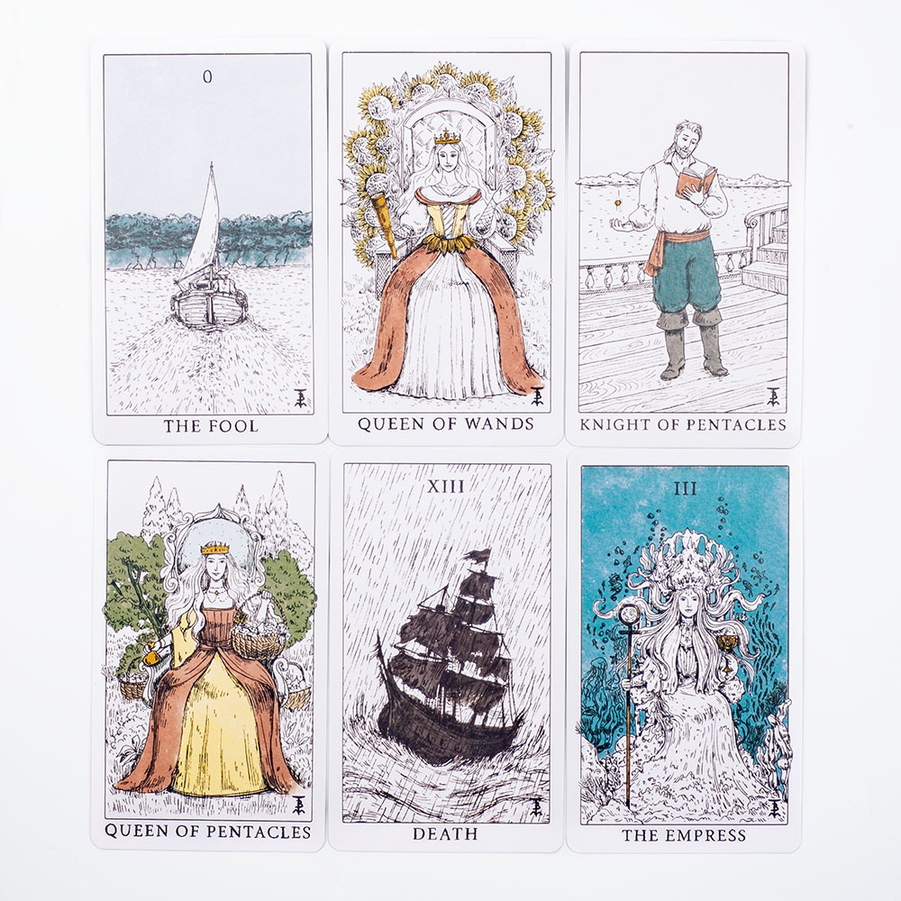 Ocean Themed Tempest Tarot  De - đánh giá và giá Board Game Design